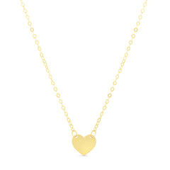 Yellow Gold Polished Mini Pendants Necklace