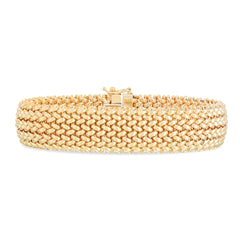 Yellow Gold Polished Fancy Chain Bracelet