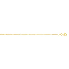 Yellow Gold Polished Saturn Necklace