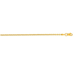 Yellow Gold Polished Lite Forsantina Necklace