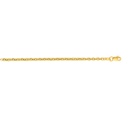 Yellow Gold Polished Lite Forsantina Necklace