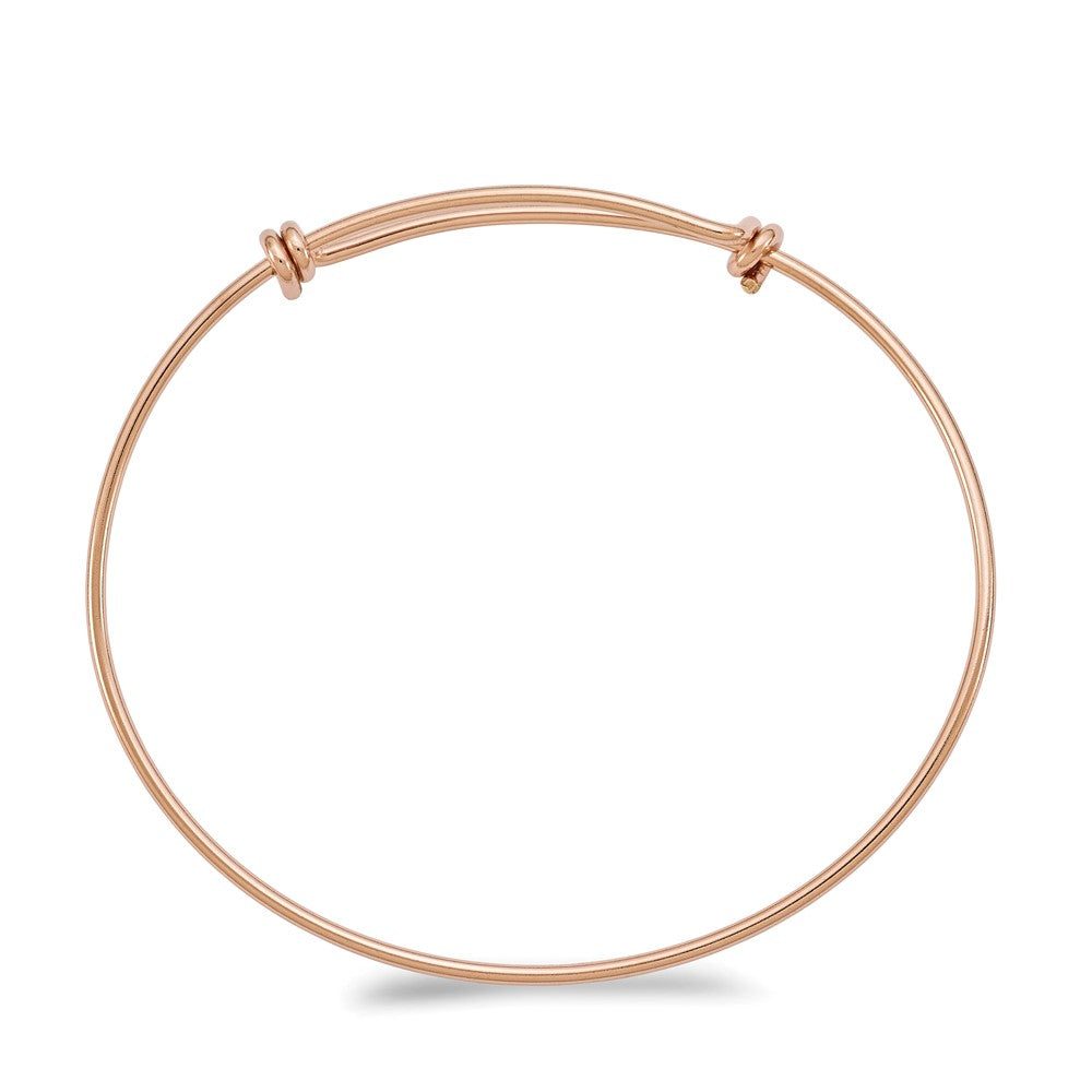 Rose Gold Filled 1.65mm Expandable Bangle RGF5042