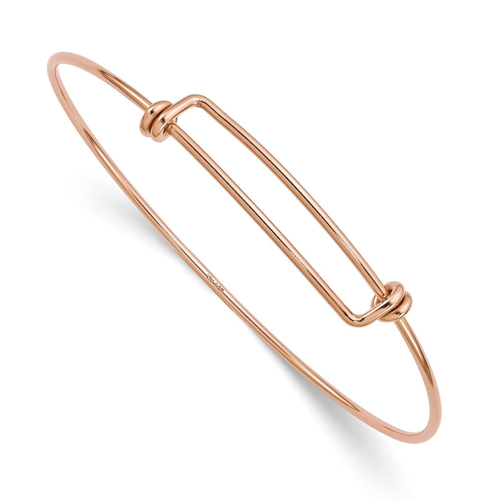 Rose Gold Filled 1.65mm Expandable Bangle RGF5042