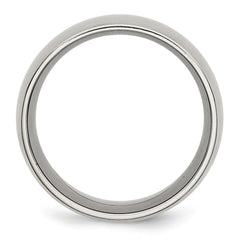 Chisel Stainless Steel Brushed 12mm Half Round Band