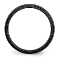 Chisel Stainless Steel Brushed Black IP-plated 5mm Band