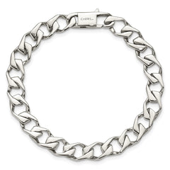 Chisel Stainless Steel Polished 8.5 inch Fancy Link Bracelet SRB1039-8.5