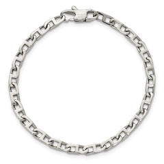 Chisel Stainless Steel Polished 7.75 inch Oval Link Bracelet SRB1044-7.75