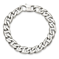 Chisel Stainless Steel Polished 8.25 inch Link Bracelet SRB1100-8.25