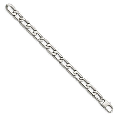 Chisel Stainless Steel Polished 8.5 inch Open Link Bracelet SRB1106-8.5