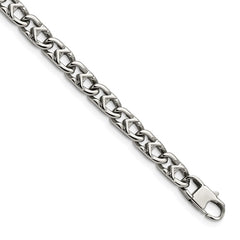 Chisel Stainless Steel Polished 6mm 8.5 inch Fancy Link Bracelet SRB1268-8.5