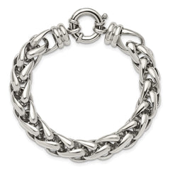 Chisel Stainless Steel Polished 8 inch Fancy Link Bracelet SRB1467-8