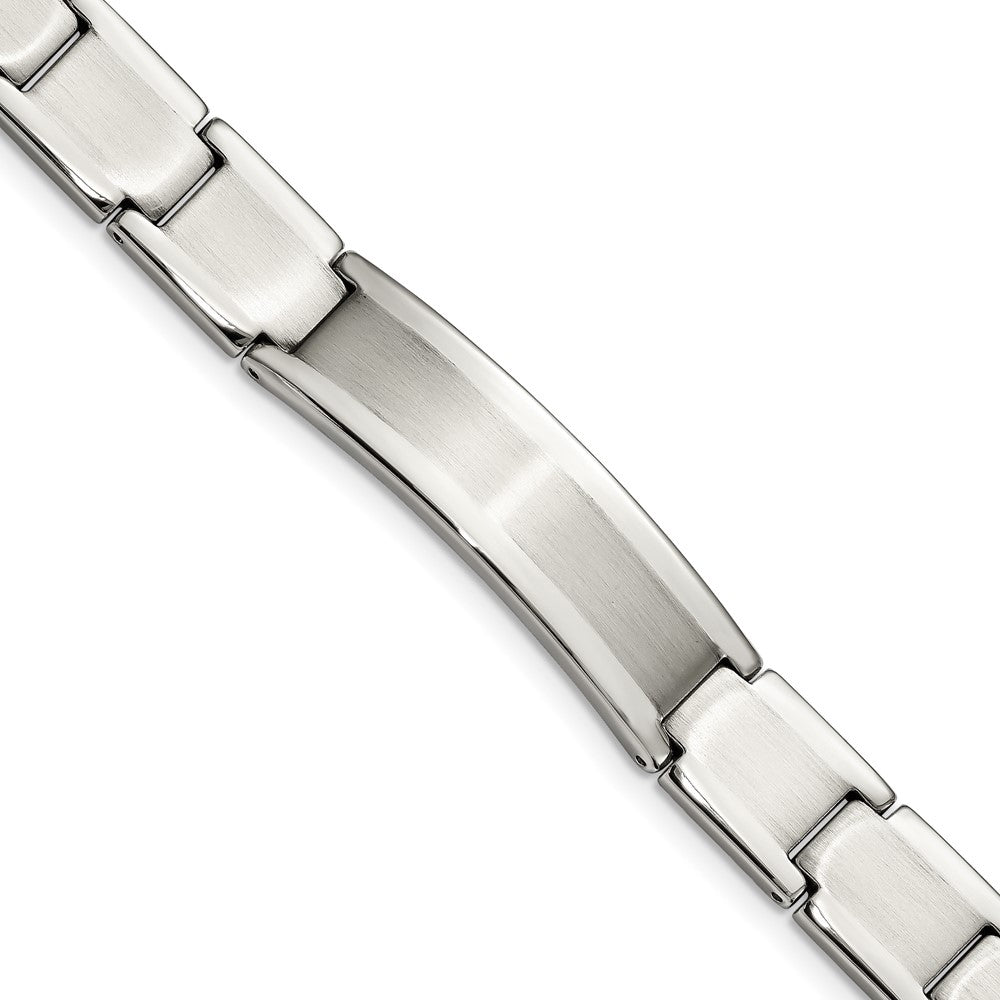 Chisel Stainless Steel Brushed and Polished 8.25 inch ID Bracelet SRB1619-9