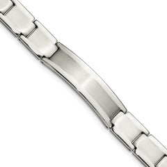 Chisel Stainless Steel Brushed and Polished 8.25 inch ID Bracelet SRB1619-9