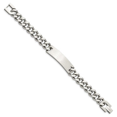 Chisel Stainless Steel Polished Curb Chain 7.75 inch ID Bracelet SRB1791-8