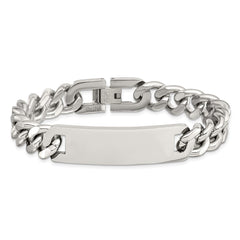 Chisel Stainless Steel Polished Curb Chain 7.75 inch ID Bracelet SRB1791-8