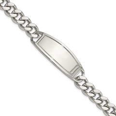 Chisel Stainless Steel Polished Curb Chain 8.5 inch ID Bracelet SRB1809-8.5