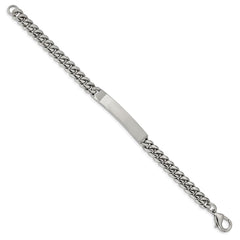 Chisel Stainless Steel Polished Curb Chain 8.25 inch ID Bracelet SRB2226-8.25