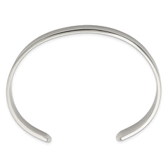 Chisel Stainless Steel Polished 9mm Cuff Bangle SRB260