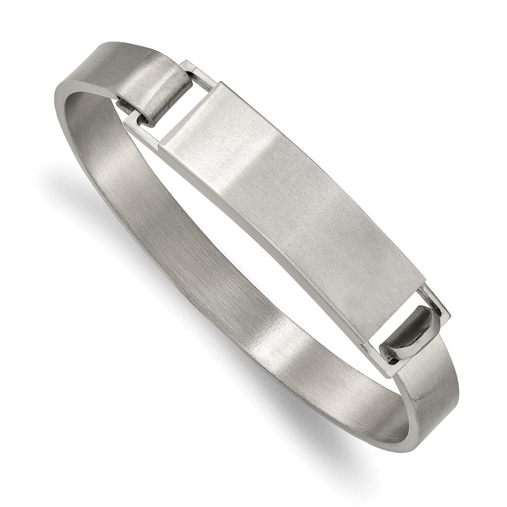 Chisel Stainless Steel Brushed 7.8mm ID Bangle SRB2635