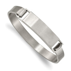 Chisel Stainless Steel Brushed 7.8mm ID Bangle SRB2635