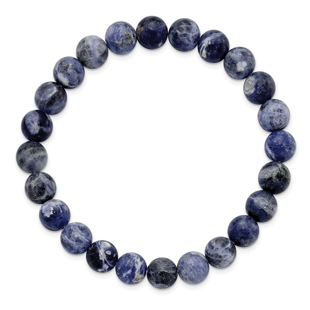 Chisel 8mm Sodalite Agate Beaded Stretch Bracelet SRB2858