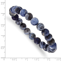 Chisel 8mm Sodalite Agate Beaded Stretch Bracelet SRB2858