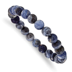 Chisel 8mm Sodalite Agate Beaded Stretch Bracelet SRB2858