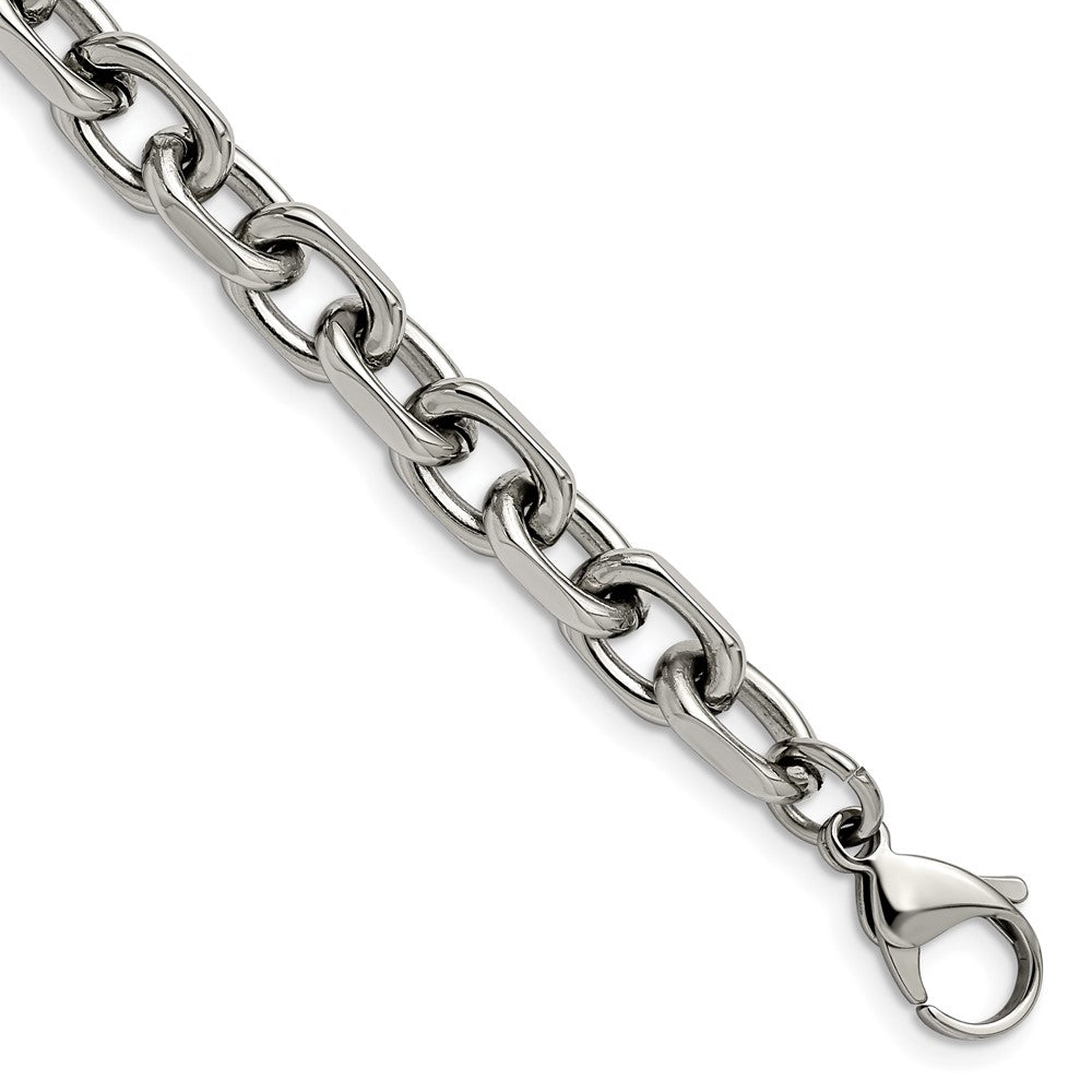 Chisel Stainless Steel Polished 8.5mm 8.75 inch Cable Bracelet SRB2913-8.75