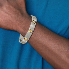 Chisel Stainless Steel Polished Curb Link 8.5 inch ID Bracelet SRB3086-8.5