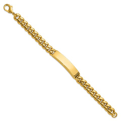 Chisel Stainless Steel Polished 10mm Yellow IP-plated 8.5 inch ID Bracelet SRB3289-8.5
