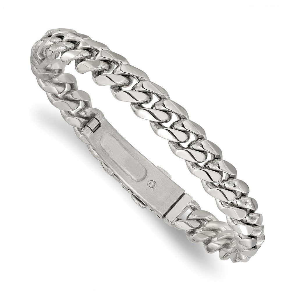 Chisel Stainless Steel Polished 10mm 8.25 inch Link Bracelet SRB3291-8.25