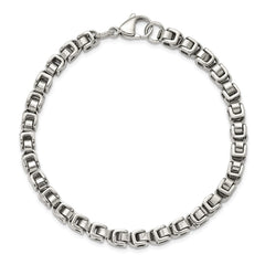 Chisel Stainless Steel Polished 8.5 inch Chain Link Bracelet SRB3302-8.5