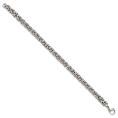 Chisel Stainless Steel Polished 6mm 8.5 inch Fancy Link Bracelet SRB3303-8.5