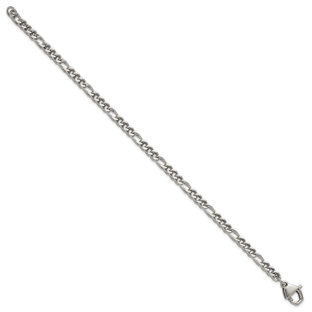 Chisel Stainless Steel Polished 4mm 8.5 inch Franco Chain Bracelet SRB3307-8.5
