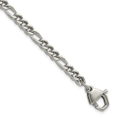 Chisel Stainless Steel Polished 4mm 8.5 inch Franco Chain Bracelet SRB3307-8.5