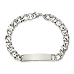Chisel Stainless Steel Polished Curb Link 7.75 inch ID Bracelet SRB3327-8
