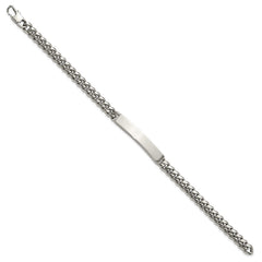 Chisel Stainless Steel Polished Curb Link 8 inch ID Bracelet SRB3382-8