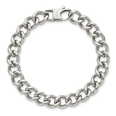 Chisel Stainless Steel Polished 8.5 inch Curb Bracelet SRB519-8.5