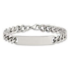 Chisel Stainless Steel Polished Curb Chain 8.5 inch ID Bracelet SRB787-8.5