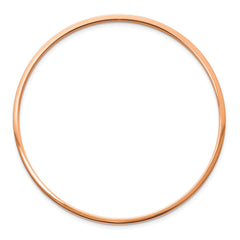 Chisel Stainless Steel Polished Rose IP-plated 2mm Bangle SRB847RP