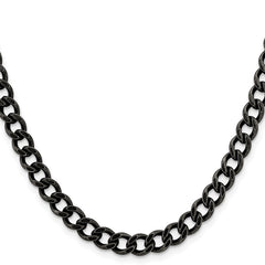 Chisel Stainless Steel Antiqued 6.7mm 24 inch Curb ChainSRN1610