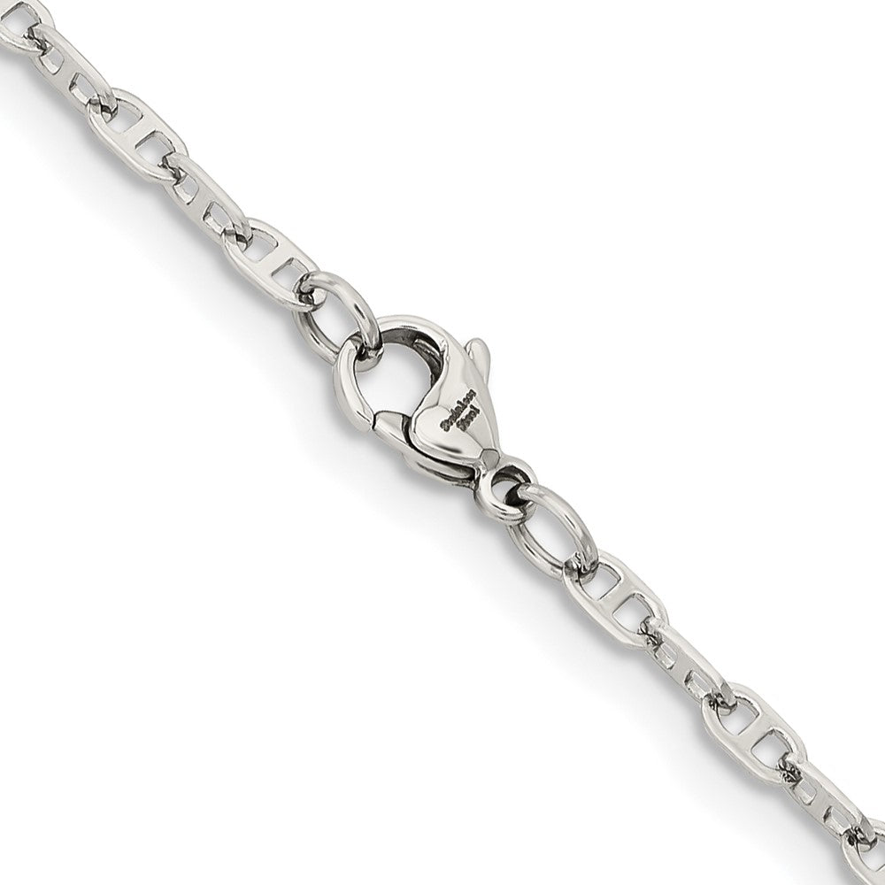 Chisel Stainless Steel Polished 2.75mm 20 inch Anchor ChainSRN1879