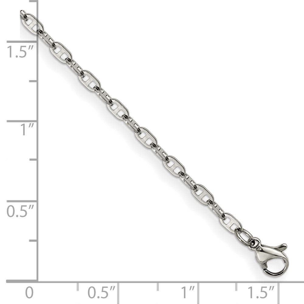Chisel Stainless Steel Polished 2.75mm 7.5 inch Anchor Chain SRN1879-7.5