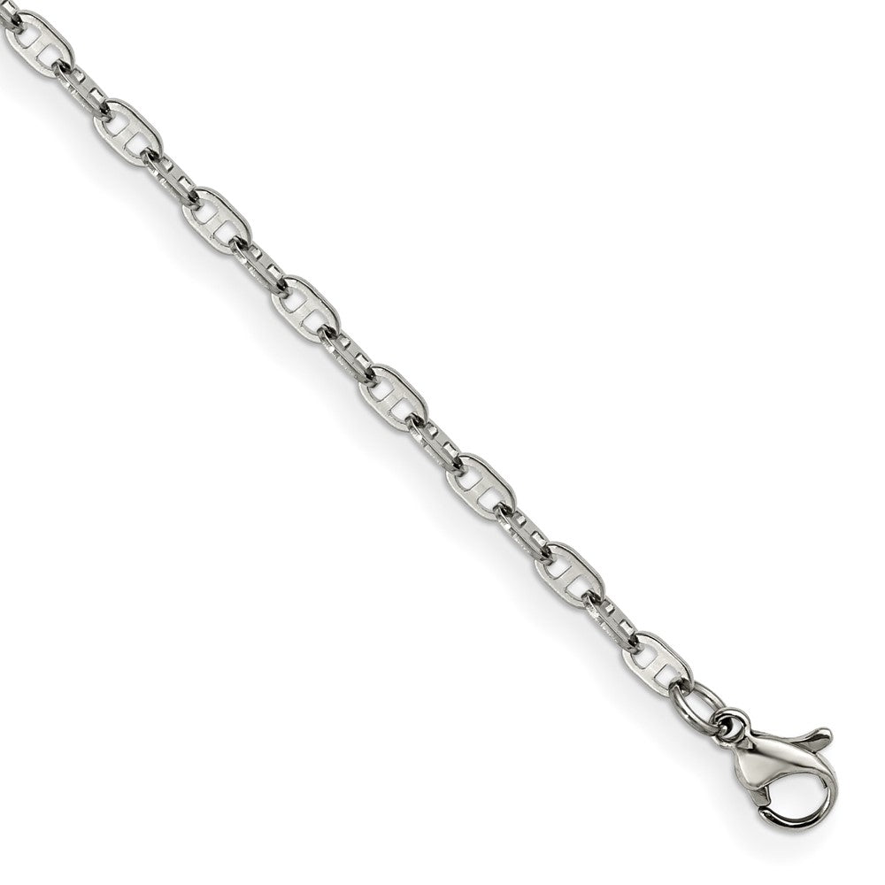 Chisel Stainless Steel Polished 2.75mm 7.5 inch Anchor Chain SRN1879-7.5