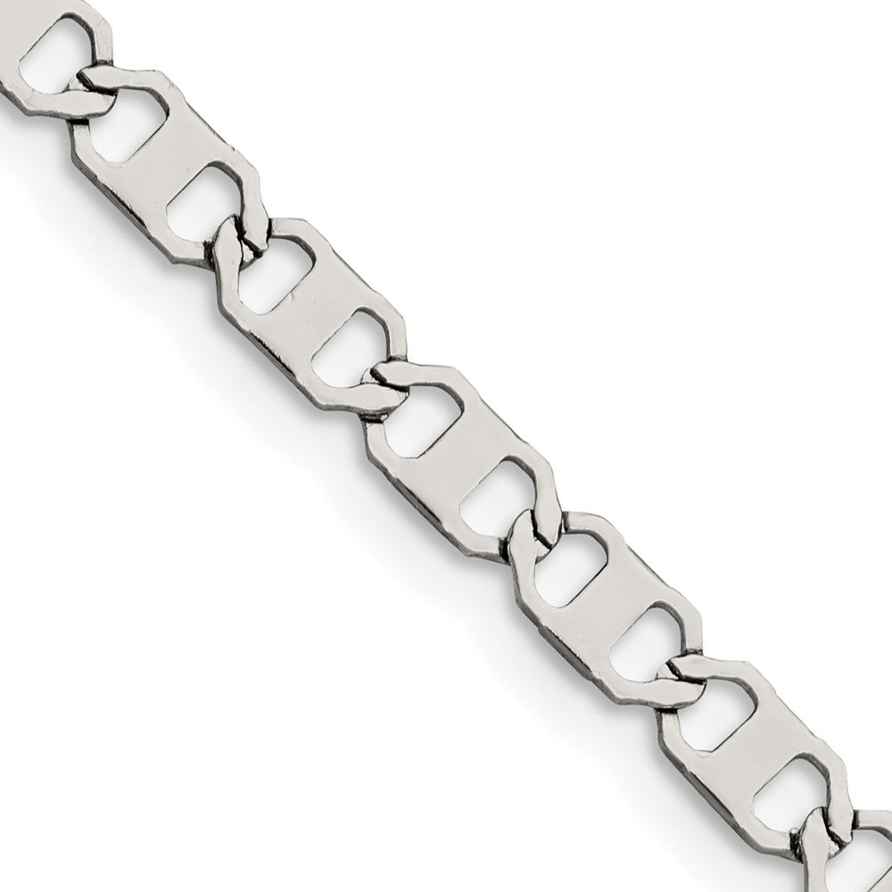 Chisel Stainless Steel Polished 5mm 18 inch Anchor ChainSRN1880