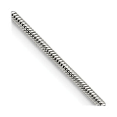 Chisel Stainless Steel Polished 2mm 18 inch Snake ChainSRN217