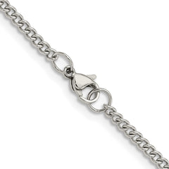 Chisel Stainless Steel Polished 3mm 22 inch Curb ChainSRN225