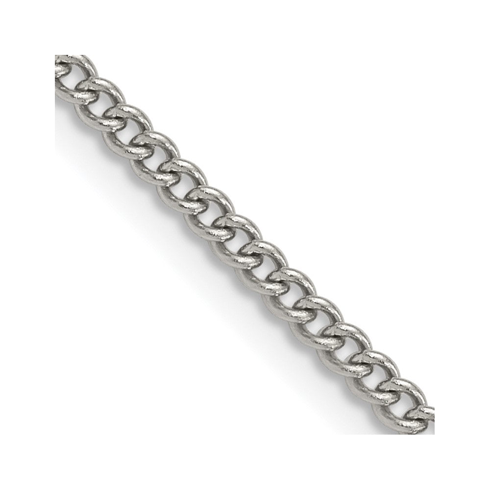 Chisel Stainless Steel Polished 3mm 18 inch Curb ChainSRN225