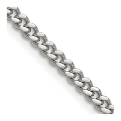 Chisel Stainless Steel Polished 4mm 18 inch Curb ChainSRN226