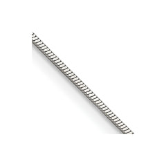 Chisel Stainless Steel Polished 1.5mm Square Snake 18 inch ChainSRN2867